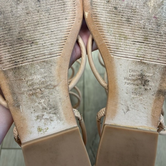 Jeffrey Campbell Gladia Sandal in Natural Size 10 - Picture 9 of 10